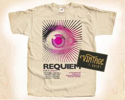 Requiem for a Dream V4 T SHIRT Tee Movie Poster Vintage Natural sizes S to 5XL XL