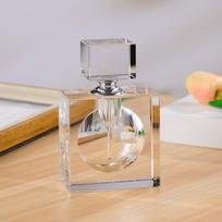 30ml Modern Large Capacity Square Crystal Perfume Bottle Art Decoration Clear Crystal Glass Perfume Bottle Desktop Ornament Gift gryna