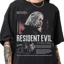 Resident Evil Requiem Game Theme T-shirt Men Women Summer Cotton Clothing Casual Fashion Round Neck Short Sleeved Tee Streetwear S juoda