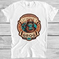 Grog T Shirt Ghost Pirate Monkey Island Lechuck#039;s Brewery Cool Gift Tee M118 Unisex T-Shirt M