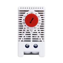 SHGO-Mechanical Thermostat 0-60℃ 250VAC 10A Bimetallic NC/NO DIN Rail Cabinet Temperature Controller