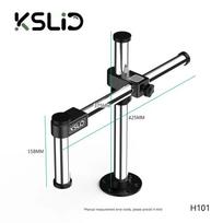 Kslid H101 Microscope Swing Arm Free Height Adjustment 360° Rotation Metal Bracket Compatible With 99% Microscope