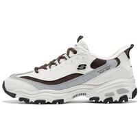 Skechers DLites 1.0 Slip-Ins Comfortable Fashion Shock Absorbing Breathable Increased Height Low Top Dad Shoes Men sneakers 232422-OWBR 44 white