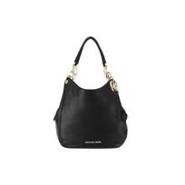 MICHAEL KORS Lillie letter LOGO strapless large capacity solid color chain leather armpit bag handbag large size women's black juoda