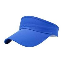 Empty Top Sun Hat, Sweat-Absorbent Anti-Slip Outdoor Hat with Curved Brim, for Outdoor Sports Running Tennis Hiking karališkos mėlynos spalvos