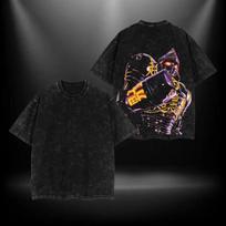 Triukšmingas berniukas - Plieninė fantazija Grafinis marškinėlis Vyriškas T-shirt Tik nugara XXXXL black