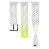 SUUNTO 22 ATH5 SILICONE STRAP CANARY WHITE S + M Sportinis laikrodžio dirželis