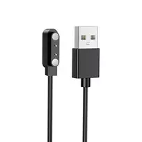 Charging cable for smartwatch Hoco, 0.6 m, black, compatible with Y34 / Y37 / Y41