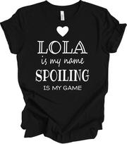 Lola Is My Name Funny Lola Shirt Gifts For Lola Grandmother Best Gift Idea XXL