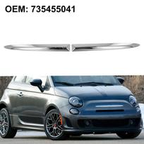 Fiat 500 Chromuota apdailos juosta Priekinio buferio viršutinės grotelės 2007–2015 m. metams gray