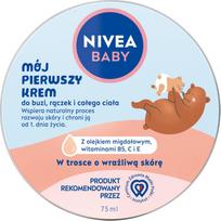 Veido ir kūno kremas, drėkinti, vaikams Nivea Baby My First, 75 ml