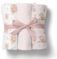 Vystyklas Bocioland Muslin BL303, 70 cm x 70 cm, 3 vnt.