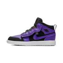 Jordan Air Jordan 1 Mid Alt Mid top Childrens Basketball Shoes Purple Black Children Aged 3 7 Years Old AR6351-051 11C