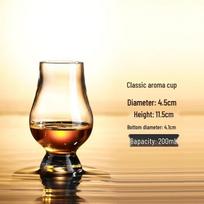 ZISIZ Crystal Glass Whiskey Cocktail Tumbler Set beige
