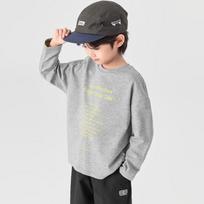 Boy's Casual Long-Sleeve T-Shirt 110 viržių pilka spalva