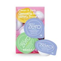 BANILA CO Clean It Zero Cleansing Balm Variety Travel Kit 16pcs 48ml – Mini Makeup Remover Balm Set for All Skin Types