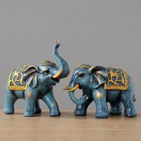 Fortune-Attracting Feng Shui Elephant Ornament, Living Room Entrance Decoration, Popular Product, Grand Opening Gift, Practical for New Home Moving