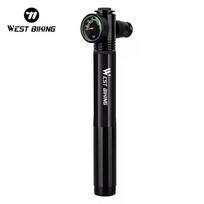 WEST BIKING Small Mini Cycling Bike Inflator Air Pumps Cycling  Small Bicycle Bike Mini Bicycle Tire Portable Hand Air Pump hand pump juoda