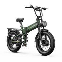 APEFOX RH20 Folding Ebike with Full Suspension and 48V 22.5AH Battery žalia