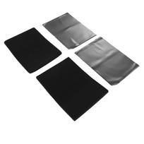 2PCS Window AC Drip Cushion Magnetic Backing Noise Reduction Pad with Spacer Pads for Air Conditioner Top