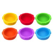 6pcs Reusable Reptile Food Bowl Easy Clean Small Reptile Bowl Gecko Feeding Cups  Pet Supplies
