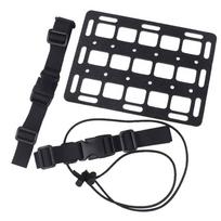 Tactical Vehicle Headrest Rack Rigid Molle Panel Adjustable Motorcycle Universal Side Box Storage Organizer EDC Tool Kit Holder Set A