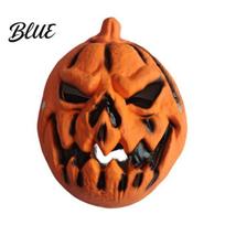 Scary Ghost Face Mask Halloween Pumpkin Mask 3D Spooky Jack O Lantern for Cosplay Party Lightweight Easy Breathing Breathable Adults Kids Trick or