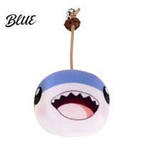 Herbal Cat Toy Catnip Ball for Cats Cartoon Plush Kick with Bell Natural Silver Rolling Vine Filling Interactive Play Stress Relief Self-Play mėlyna