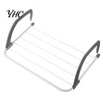 Drying Rack Shoes Foldable Adjustable Good Bearing Capacity Laundry Windproof Punch-free Non-Slip Radiator Hanger Balcony Supply Pants pilka