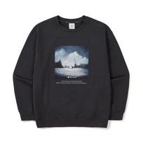 [Snowpeak] Pro Landscape Brushed Sweatshirt Charcoal (S23FMFHT38) 95