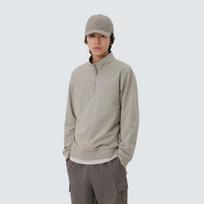 [Snowpeak] Rago Half-zip Sweatshirt Fog Gray (S25FMTZT32) 95(M)