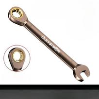 Universalus Torx raktas Reguliuojamas sukimo momentas 6-22mm Reversinis veržliaraktis Dviratims Motociklams Automobiliams Remonto įrankiai Mechaninis įrankis (Silver,Nickel Durable (6mm)) sidabras