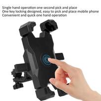 One Key Lock E-bike Phone Mount Fits 3.5-6.8 Inches Cycling Navigation Bracket  Motorcycle Riding juoda