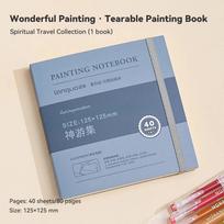 Thick Paper Sketchbook Handbook Classic Mini Drawing Book Tearable Drawing Notebook  Student Style 3