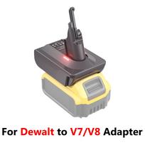 Turpow For Dewalt DCB200 Battery to Dyson V6/V7/V8 Battery Adapter with Dyson V6 V7 V8 Series Lithium Tool Batteries Adapter To V7 V8 Adapter