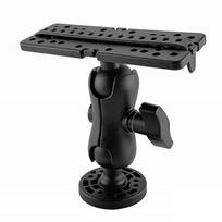 360 Degree Swivel Ball Mount Marine Kayak Electronic Fish Finder Mount Base Fishfinder GPS Plate Rotating Boat Supporter sonar juoda