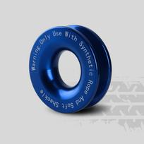 CNSPEED 41000LBS Aluminum Alloy Recovery Ring Snatch-Ring Block Snatch Pulley For SUV Jeep Truck 3/8  1/2  Towing Ropes Kit mėlyna