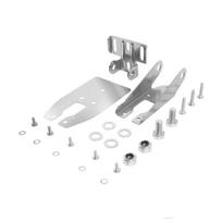 0101200611 Heavy Duty Transom Mount with Spray Sheild Compatible 4Pin, 8Pin 12Pin Watercraft Parts Transducer - Silver 1Set