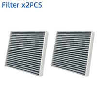 Car Air Filter for Toyota RAV4 Prime 2021-2024 Carbon Fiber Cabin Auto Filters 87139-0E040 87139-0R030 CF12157 87139-26010 2PCS