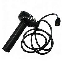 Carbon Fibre Colour Handlebar For Sur-Ron Premium Throttle Handle Aluminum Alloy Construction Enhanced Riding Control