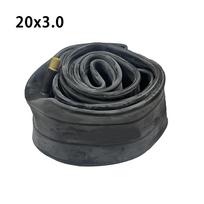 ZTTO 1pcs Fat Bicycle Tube 20x3.0 20x4.0 26x4.0 Bike Inner Tube For Snowmobiles Bicycles A/V Black Tyre AV