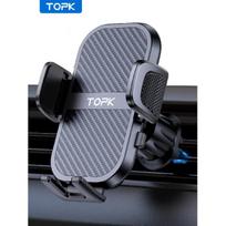 TOPK Air Vent Car Mount,[Big Phones&Thick Case Friendly]Cell Phone Holder for Car Hands Free Clamp Cradle Vehicle for All Phones For  Air Vent