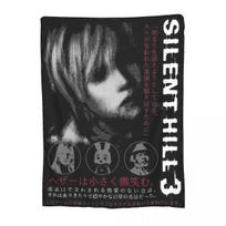 Heather Silent Hill 3 Merch Blanket Velvet Bedding Horror Game Throw Blankets Relax Super Soft for Office Rug Piece blanket Size: 75*100cm, Weight: 230 GSM