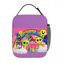 Sprunki Cartoon Game Insulated Lunch Bag Portable Meal Container Cooler Bag Tote Lunch Box Work Picnic Food Storage Bags One Size
