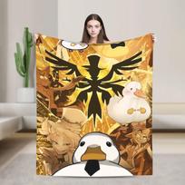 Hazbins Hoteles Alastor Vox Blankets Flannel Textile Decor Lightweight Thin Throw Blankets for Bedding Couch Bedding Throws Size: 75*100cm, Weight: 230 GSM