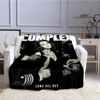 Lana Del Rey Fashion printed blanket thin blanket Soft and comfortable blanket Home travel blanket bed linings birthday gift Size: 75*100cm, Weight: 230 GSM