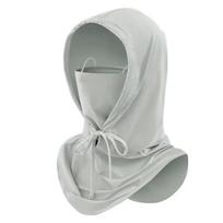 Adjustable Balaclava Face Cover UV Protection UV Protection Veil Thin Ice Silk Mask  Unisex Style 1 Light Grey