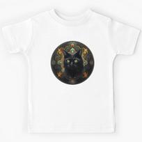 Cat Noir #1464 | Black Cat Kids T-Shirt 170