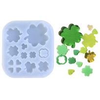 Resin Casting Shaker Filler Mold,Epoxy Quicksand Silicone Mold,Resin Clover Mold 1