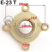 For 50cc-250cc ATV Go kart UTV Buggy Golf Cart Quad Bike Rear Axle Brake Disc Sprocket Mount 17T 23T 28T 31T 32T Teeth Hub E-23T